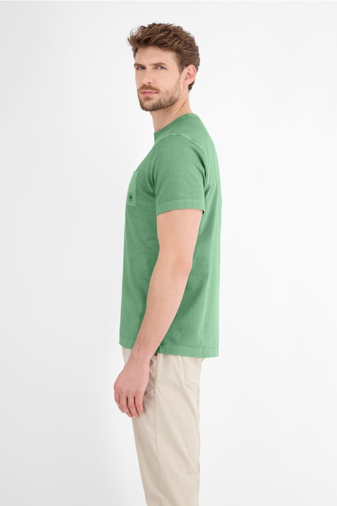 T SHIRT MET BORSTZAK 2543036 612 SAGE GREEN